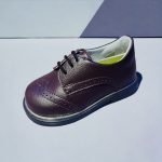 Hokide Kids, pantofi elaganți cu talonet, fete Bordo.