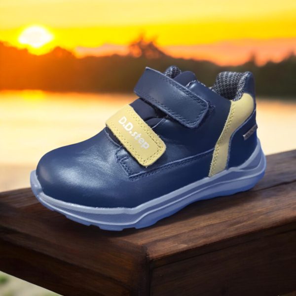 D.D.Step ghete Aqua-tex din piele baieti.