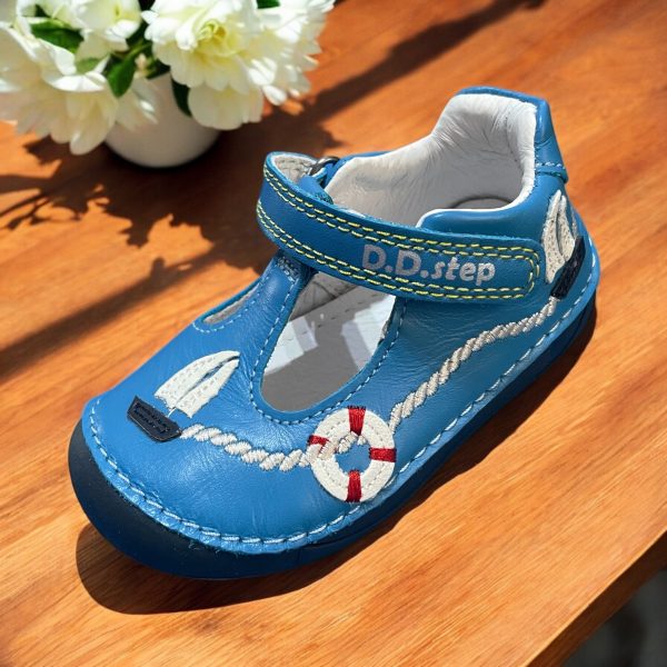 D.D.Step pantofi deschisi pentru baieti Barefoot.