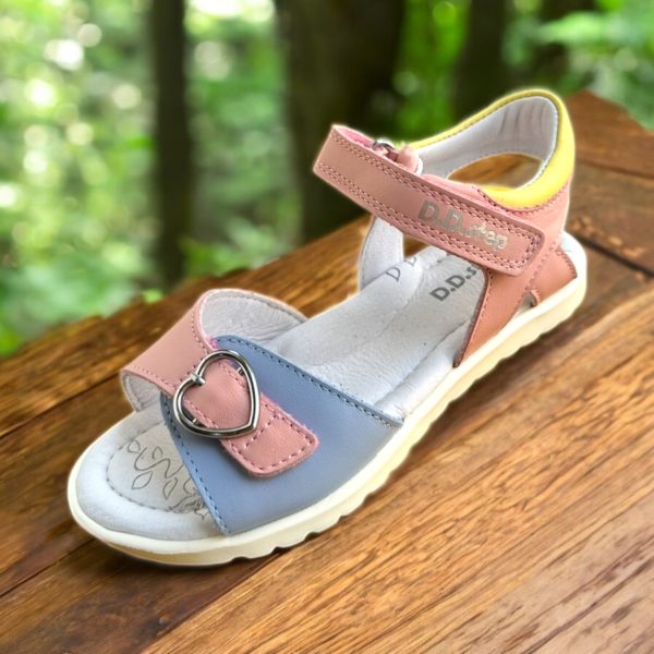 D.D.Step sandale din piele pentru fete.
