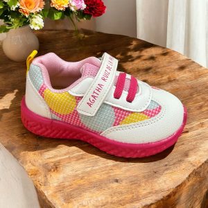 Agatha Ruiz sneakers din panza pentru fete.