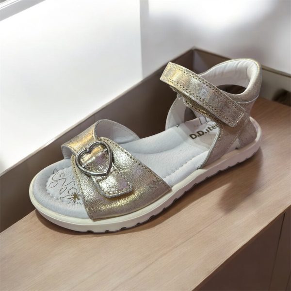 D.D.Step sandale din piele pentru fete.