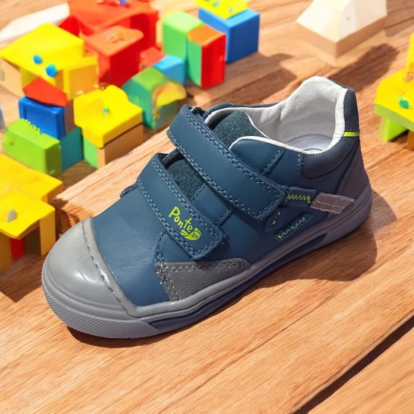Ponte pantofi cu supinatie pentru baieti, Bermude Blue.
