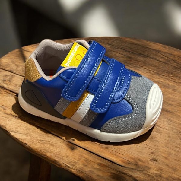 Biomecanics Sneakers din piele pentru baieti, Bleu.
