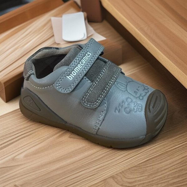 Biomecanics Sneakers din piele pentru baieti, Grey.