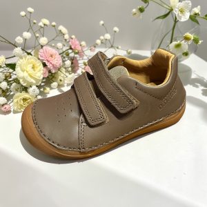 D.D.Step pantofi din piele pentru baieti, Chocolate.