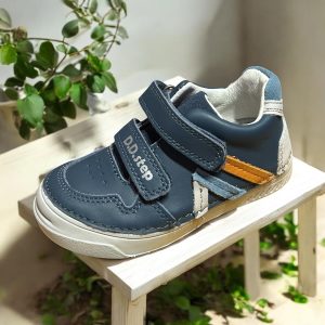 D.D.Step pantofi din piele pentru baieti, Royal Blue.
