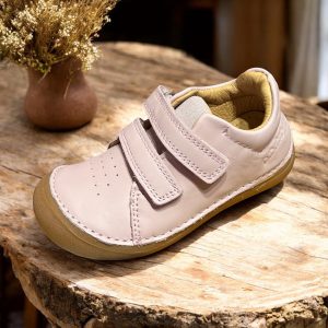 D.D.Step pantofi din piele pentru fete, Barefoot Baby Pink.