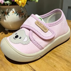 D.D.Step pantofi din panza, fete baby pink.