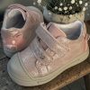 Ponte pantofi din piele cu supinatie, fete Rose Gold.