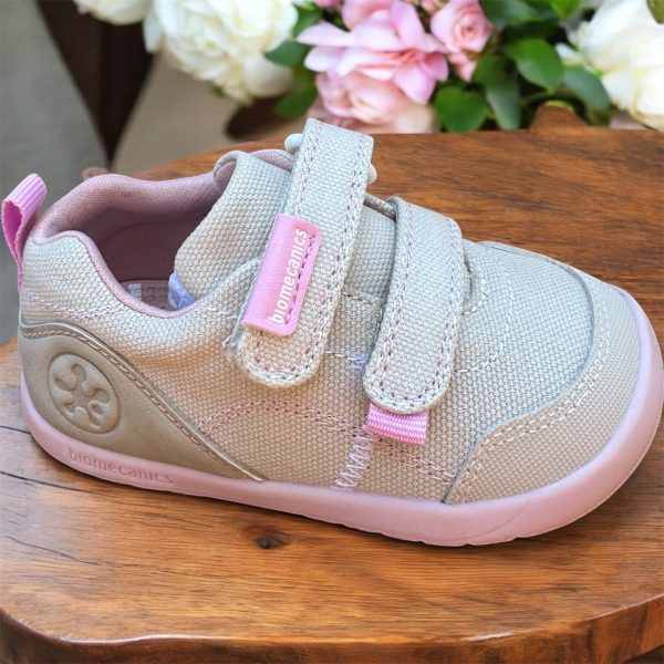 Biomecanics sneakers pentru fete, Beige Rosa.