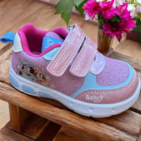 Garvalin pantofi sport Bluey pentru fete, roz.