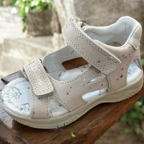 Photoroom_20260618_230247 D.D.Step sandale din piele pentru fete, Dove Grey.