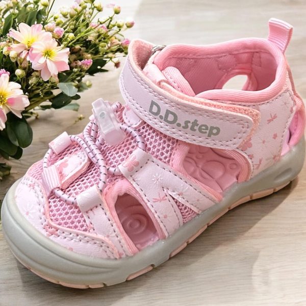 D.D.Step sandale quick dry fete, Baby Pink.