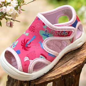 D.D.Step sandale quick dry fete, Daisy Pink.