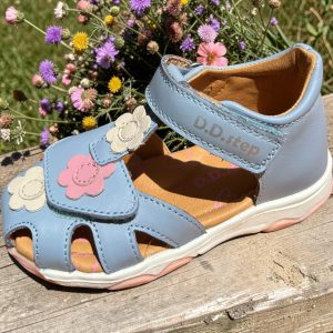 Ponte sandale cu supinatie pentru fete, Aero Blue.