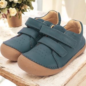 D.D.Step pantofi din piele Barefoot pentru baieti.