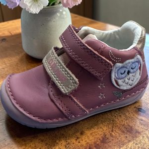 D.D.Step pantofi din piele pentru fete , Barefoot.